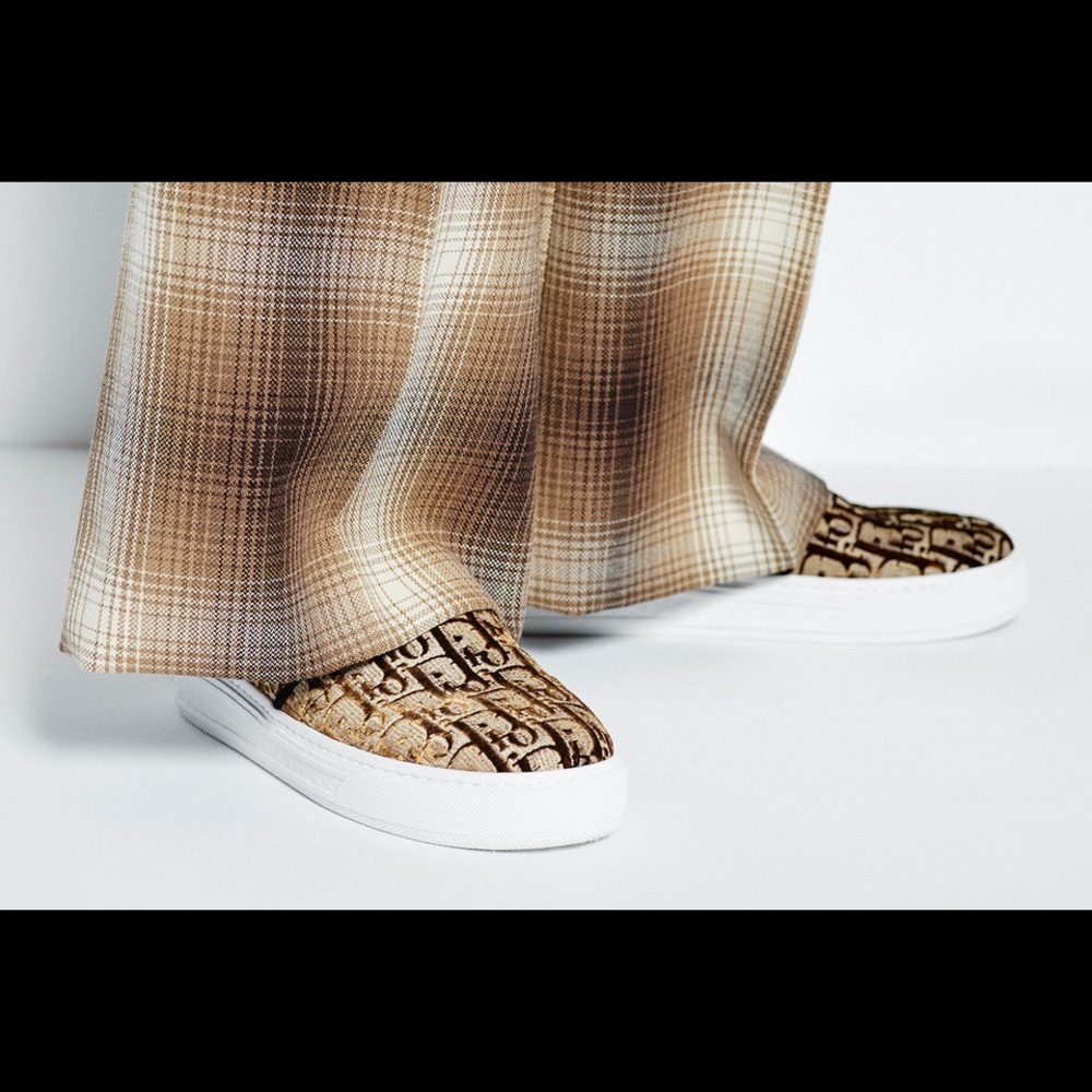 Authentic Dior Solar Slip-On Sneaker